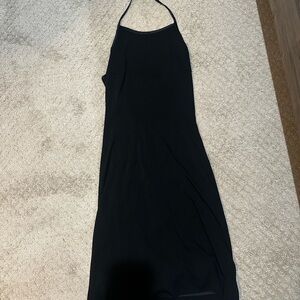Chic Black Backless Dress